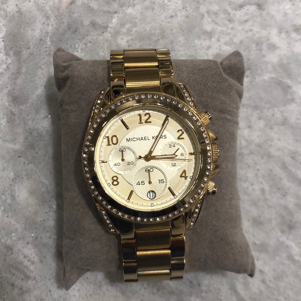 Gold Michael Kors watch
